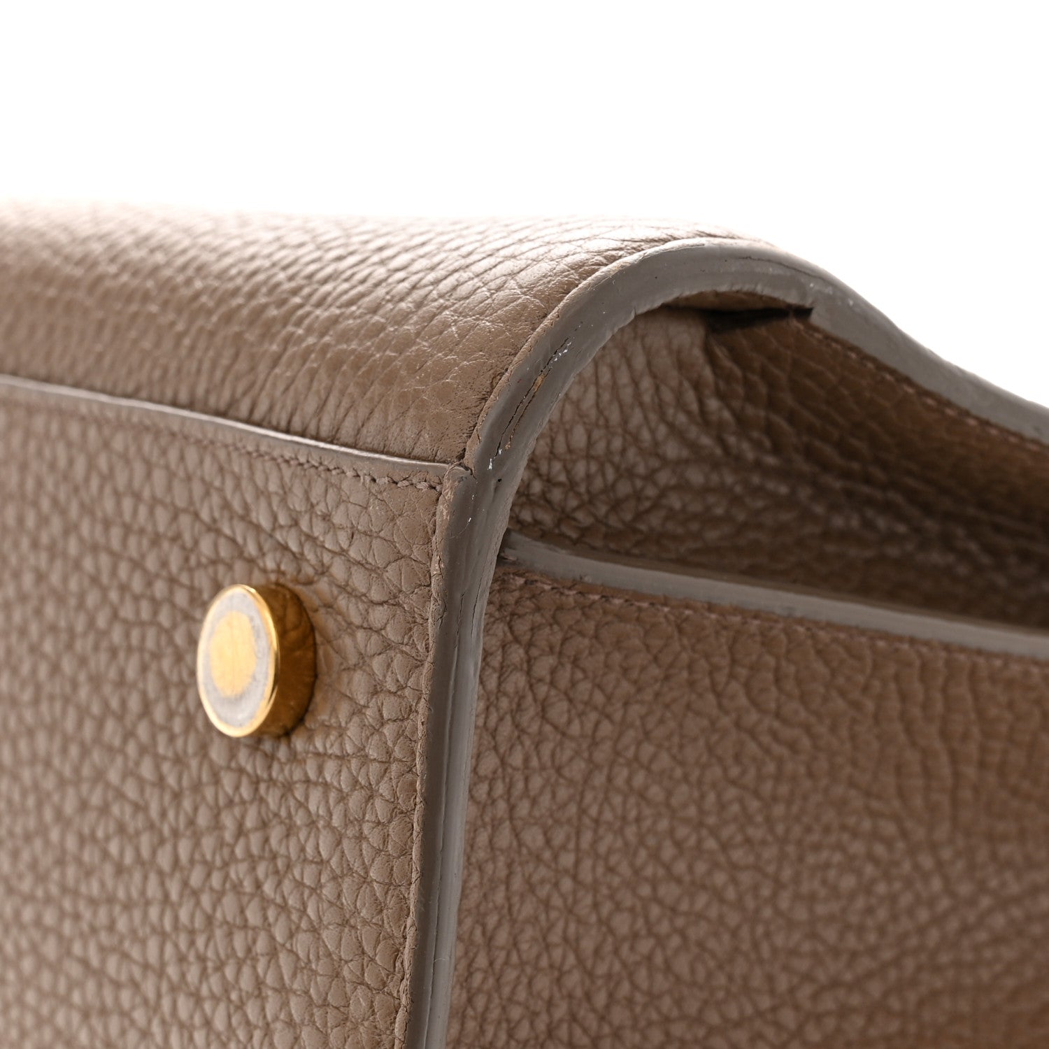 Saint Laurent Grained Calfskin Large Sac de Jour Carryall Taupe 11 of 12