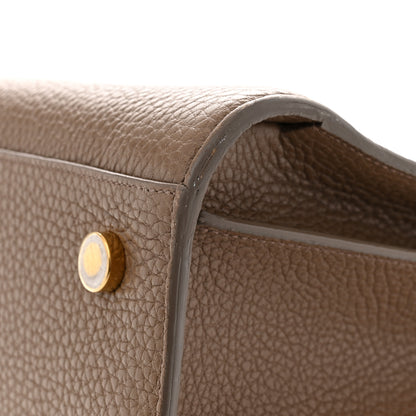 Saint Laurent Grained Calfskin Large Sac de Jour Carryall Taupe 11 of 12