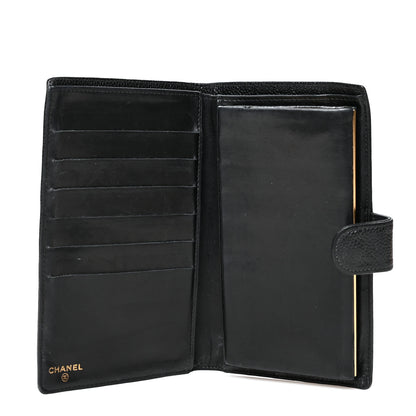 Chanel Caviar Timeless CC French Wallet Black 5 of 13