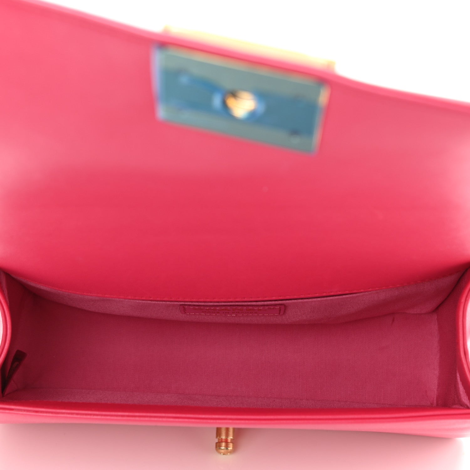 Chanel Lambskin Quilted Medium Boy Flap Fuchsia 5 of 9