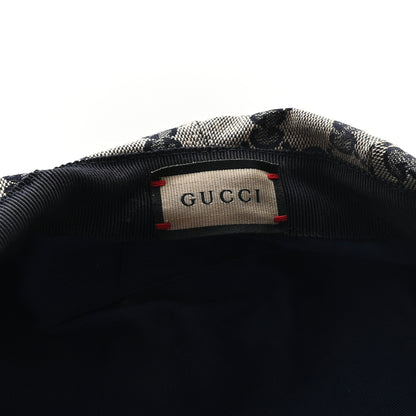 Gucci Monogram Flat Cap XL Navy 8 of 10