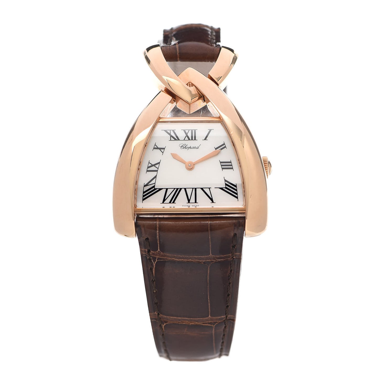 18K Rose Gold Alligator 30mm Alliance Quartz Watch