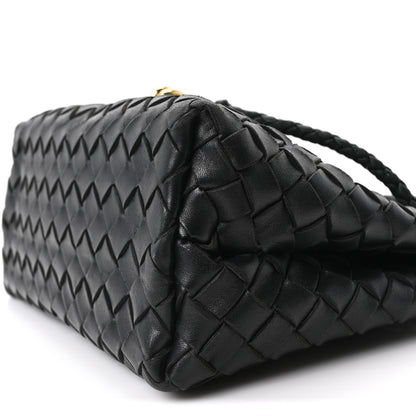 Bottega Veneta Nappa Intrecciato Small Andiamo Shoulder Bag Black 9 of 9