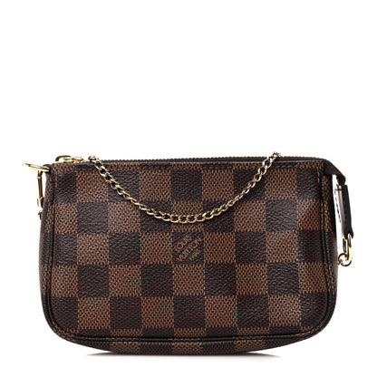 Louis Vuitton Damier Ebene Mini Pochette Accessories 1 of 10