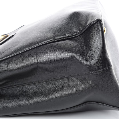 Prada Saffiano Lux Large Tote Black 18 of 19
