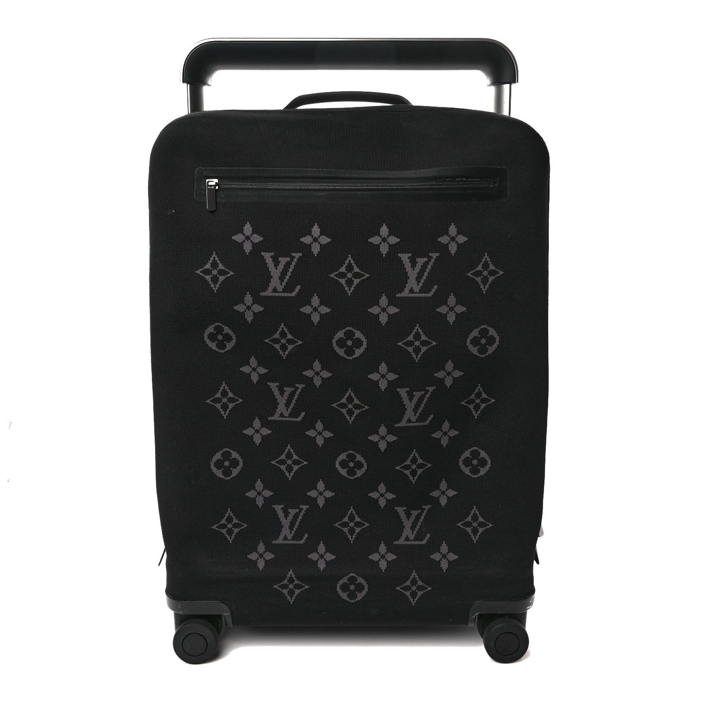 LOUIS VUITTON Knit Monogram Eclipse Horizon Soft 55 Suitcase