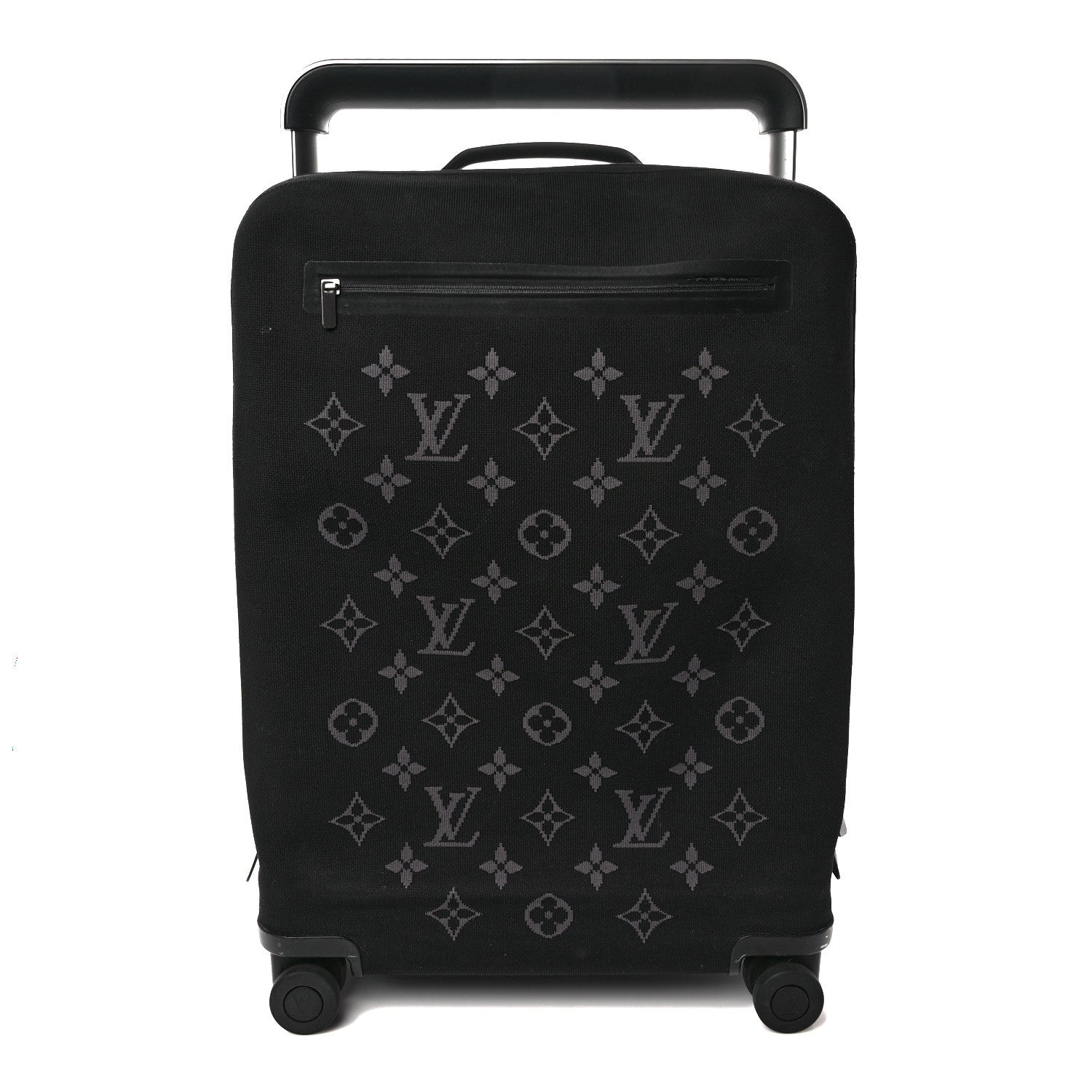 Louis Vuitton LOUIS VUITTON Knit Monogram Eclipse Horizon Soft 55 Suitcase 1 of 12