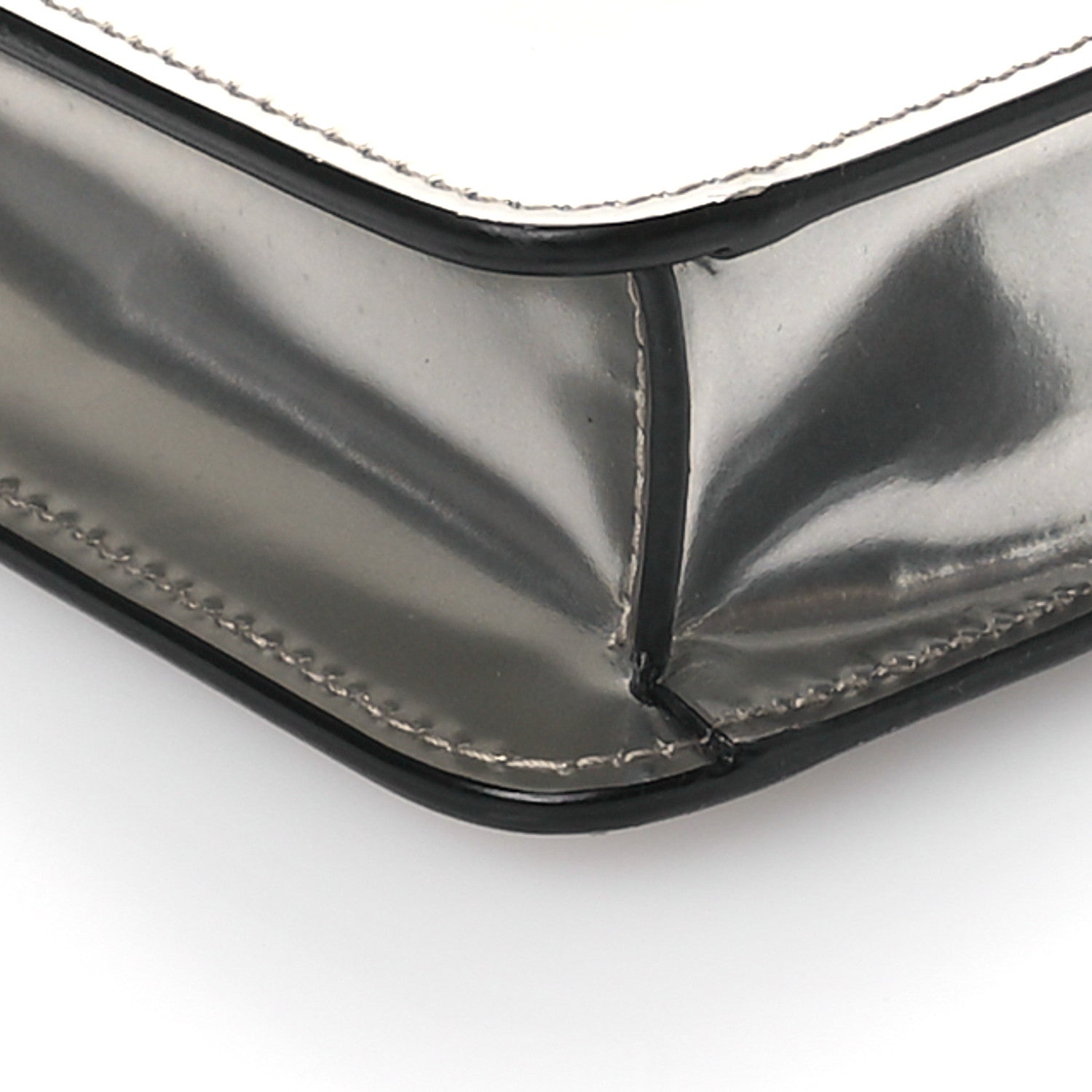 Bulgari Metallic Calfskin Serpenti Forever Crossbody Bag Silver 10 of 11