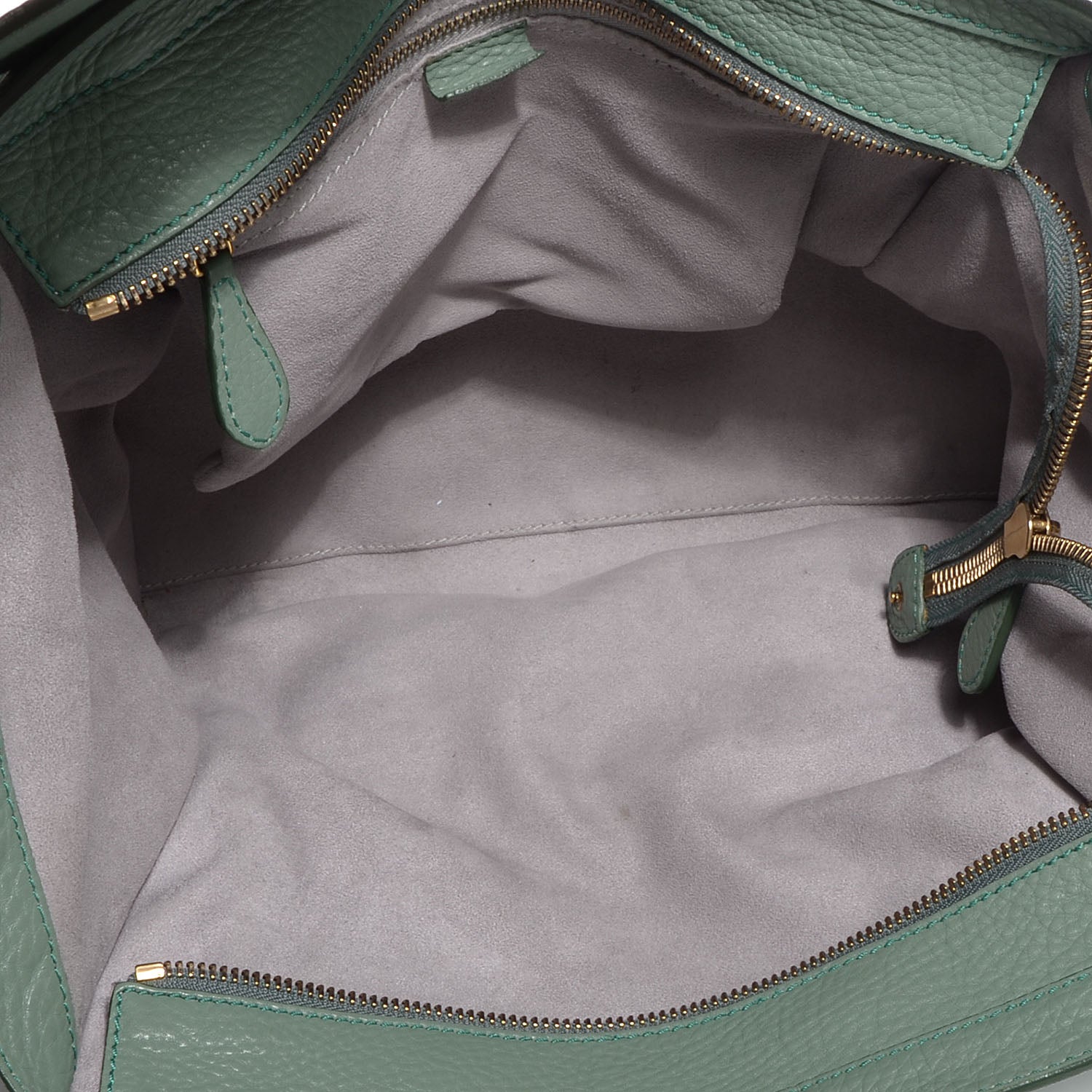 Celine Pebbled Leather Mini Luggage Almond 5 of 10