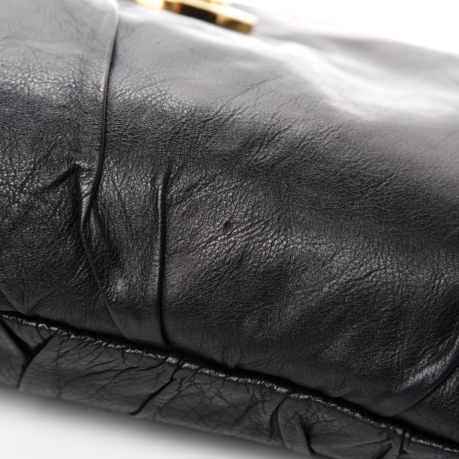 Gucci Calfskin Hysteria Large Clutch Black 8 of 11