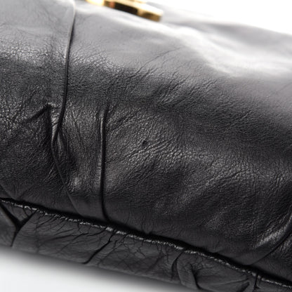 Gucci Calfskin Hysteria Large Clutch Black 8 of 11