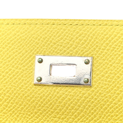 Hermes Epsom Kelly Longue Wallet Lime 8 of 9