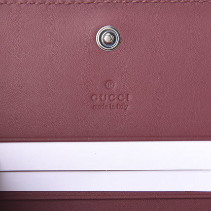 Gucci GG Supreme Monogram Blooms Card Case Beige Multicolor Dry Rose 6 of 6