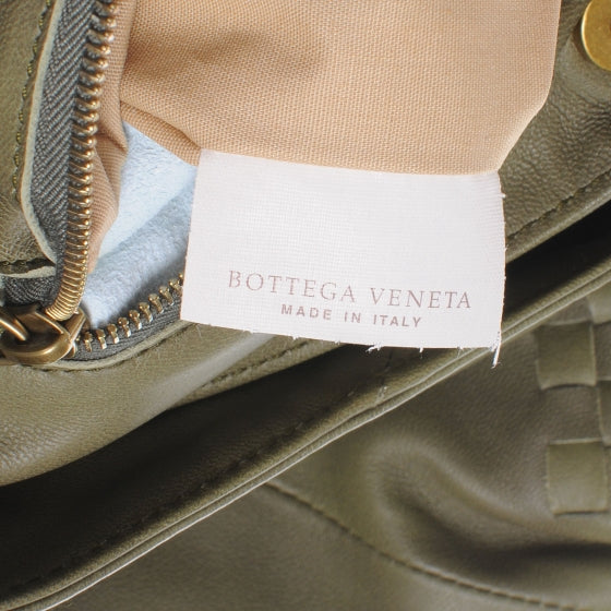 Bottega Veneta Leather Hobo Olive 6 of 7