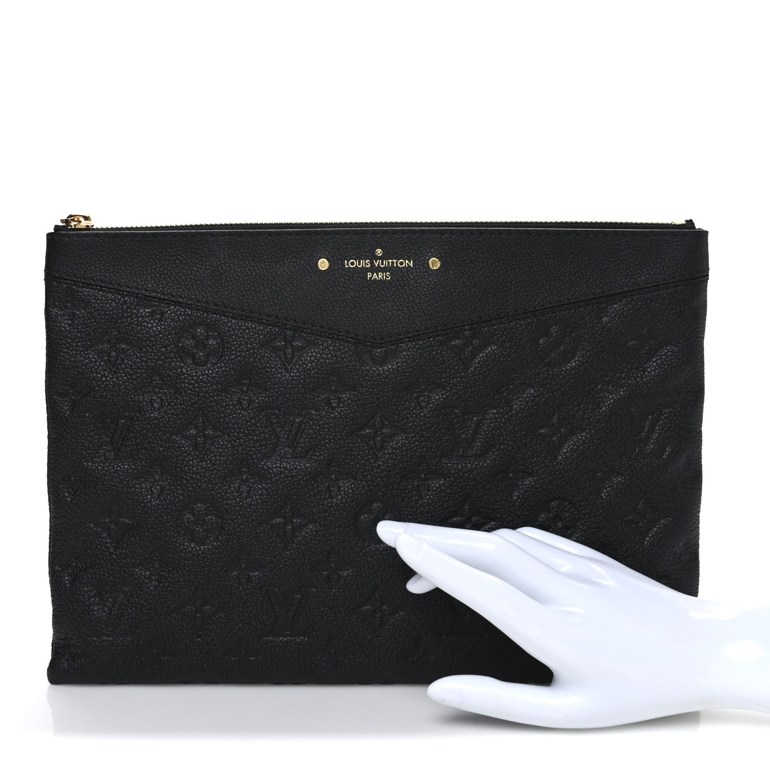 Louis Vuitton Empreinte Daily Pouch Black 2 of 6