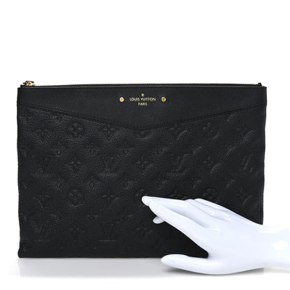 Louis Vuitton Empreinte Daily Pouch Black 2 of 6
