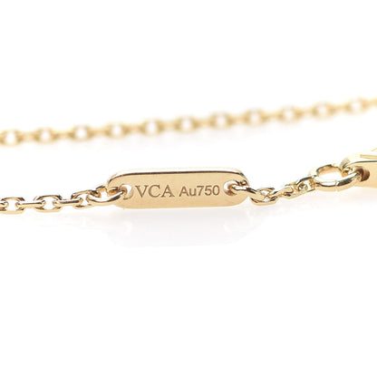 Van Cleef & Arpels 18K Yellow Gold Mother of Pearl Sweet Alhambra Bracelet 6 of 8