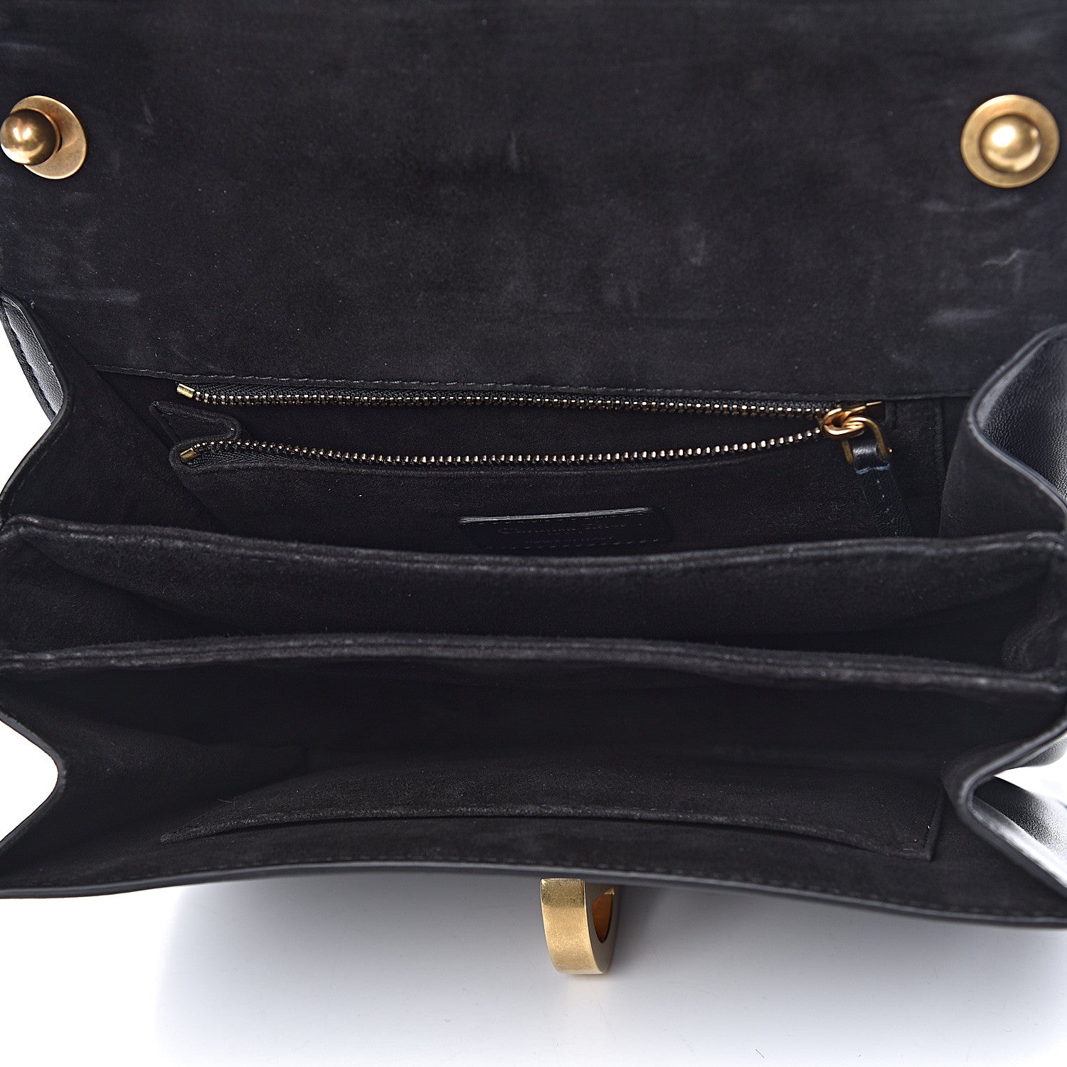 Christian Dior Smooth Calfskin C'est Flap Bag Black 5 of 15