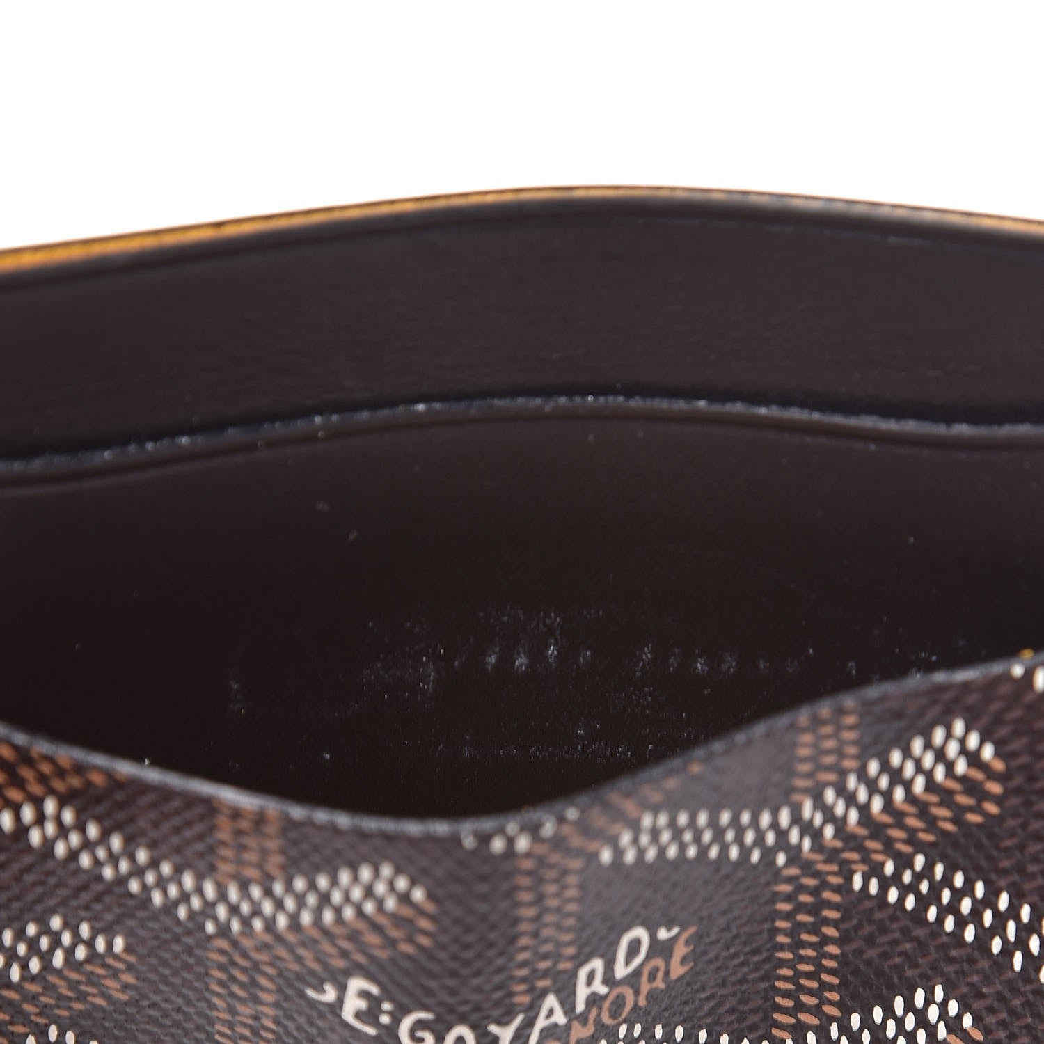 Goyard Goyardine Saint Sulpice Card Holder Black 6 of 10
