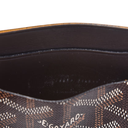 Goyard Goyardine Saint Sulpice Card Holder Black 6 of 10