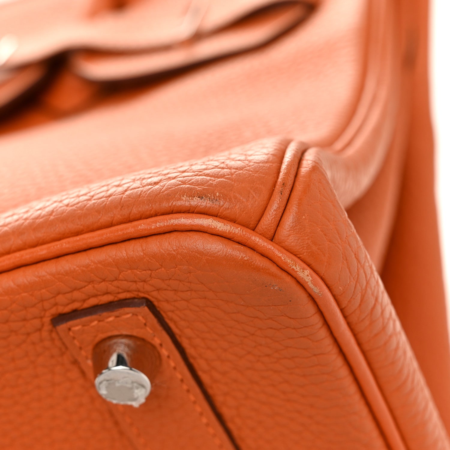 Hermes Togo BIRKIN 30 Orange 13 of 13