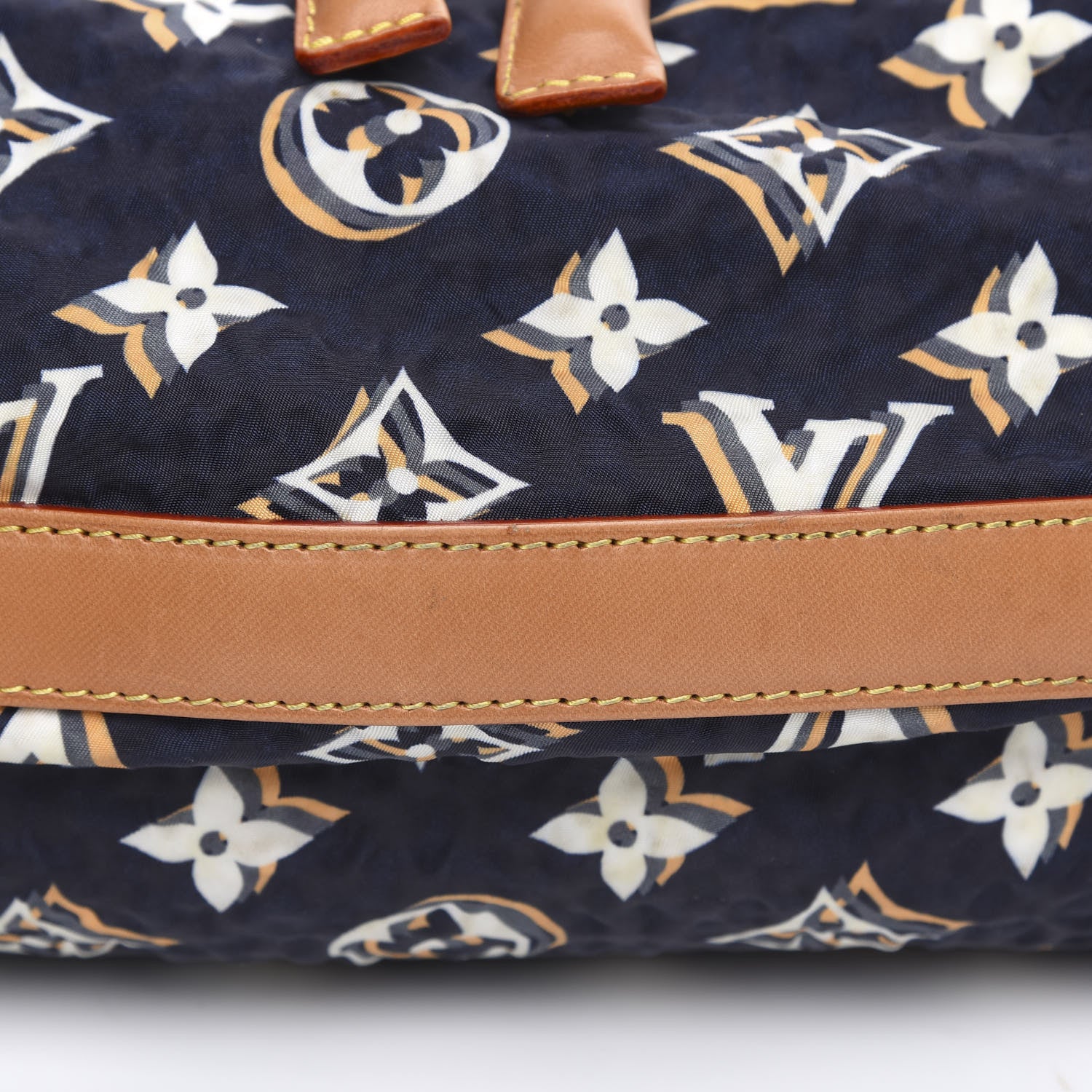 Louis Vuitton Nylon Monogram Cruise Bulles MM Navy 9 of 13