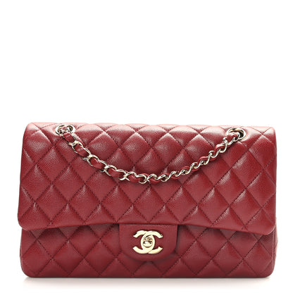 Chanel Caviar Quilted Medium Double Flap Burgundy 1 of 10