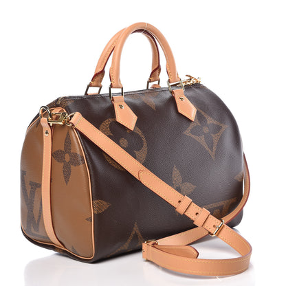 Louis Vuitton Reverse Monogram Giant Speedy Bandouliere 30 4 of 11