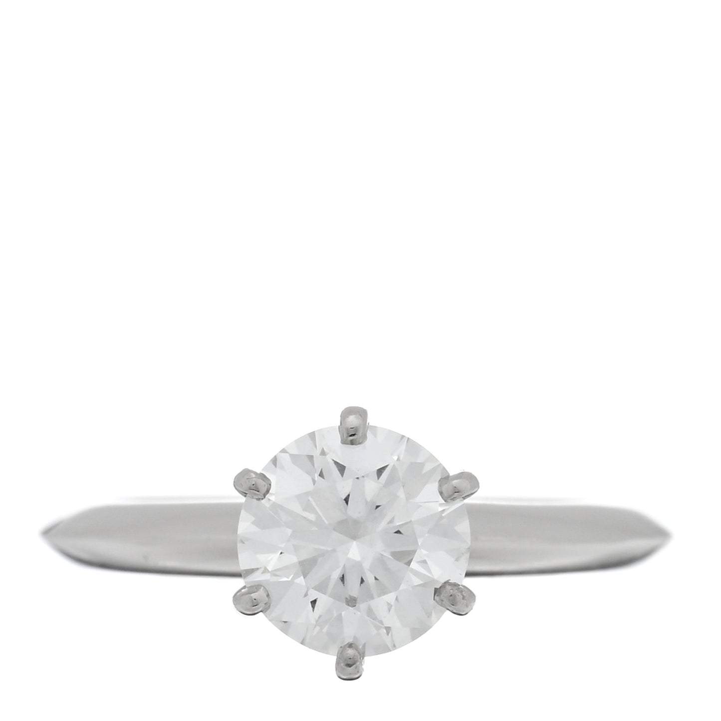 Platinum Diamond 1.26ct Solitaire Engagement Ring 49 5