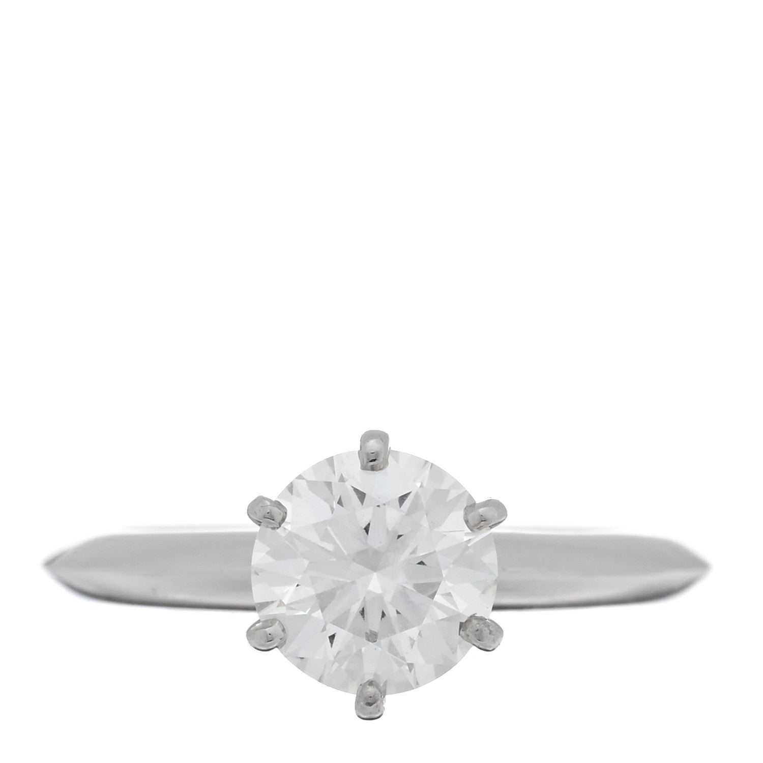 Tiffany Platinum Diamond 1.26ct Solitaire Engagement Ring 49 5 1 of 5