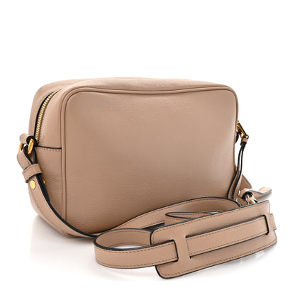 Prada Glace Calfskin Embossed Logo Crossbody Cammeo 3 of 9