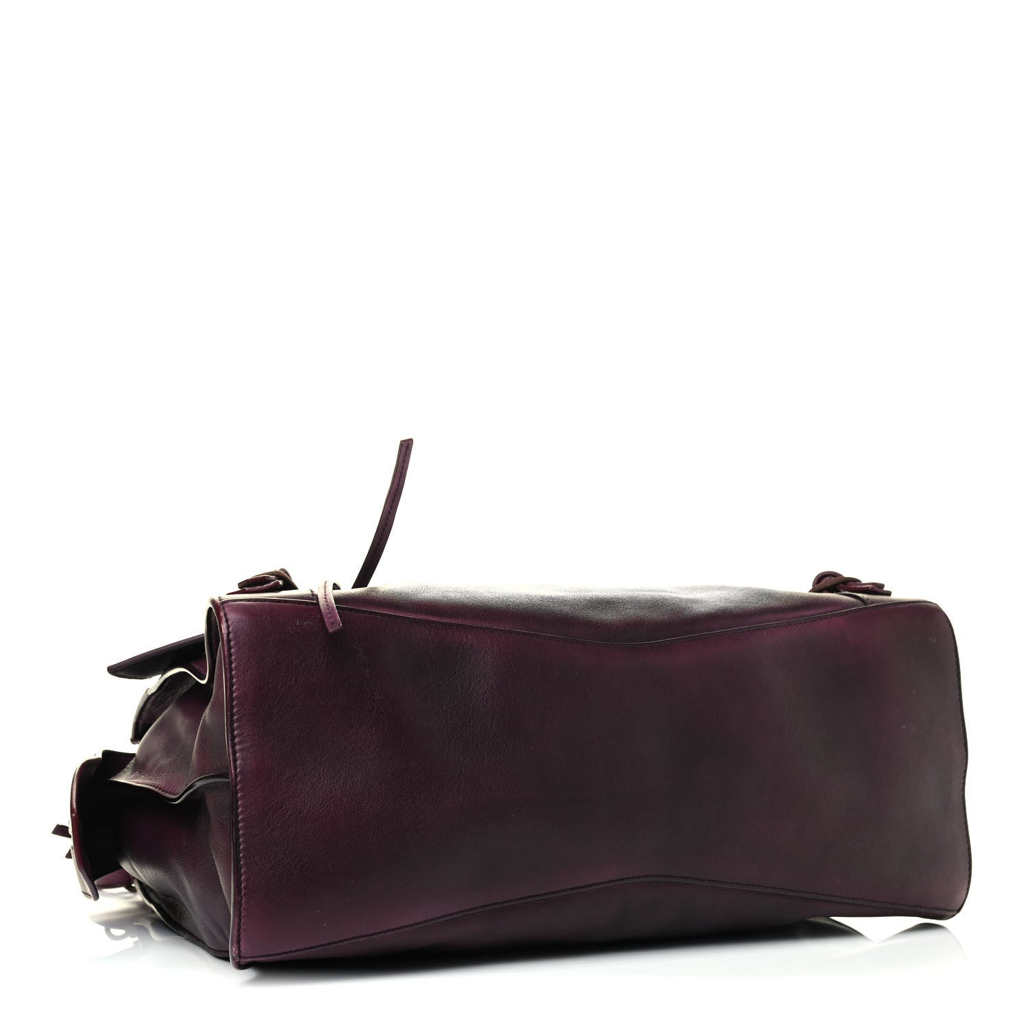 Balenciaga Used Calfskin Rust Hardware Neo Classic City Burgundy 3 of 8