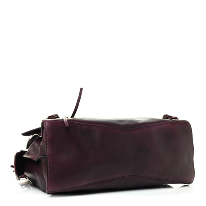 Balenciaga Used Calfskin Rust Hardware Neo Classic City Burgundy 3 of 8