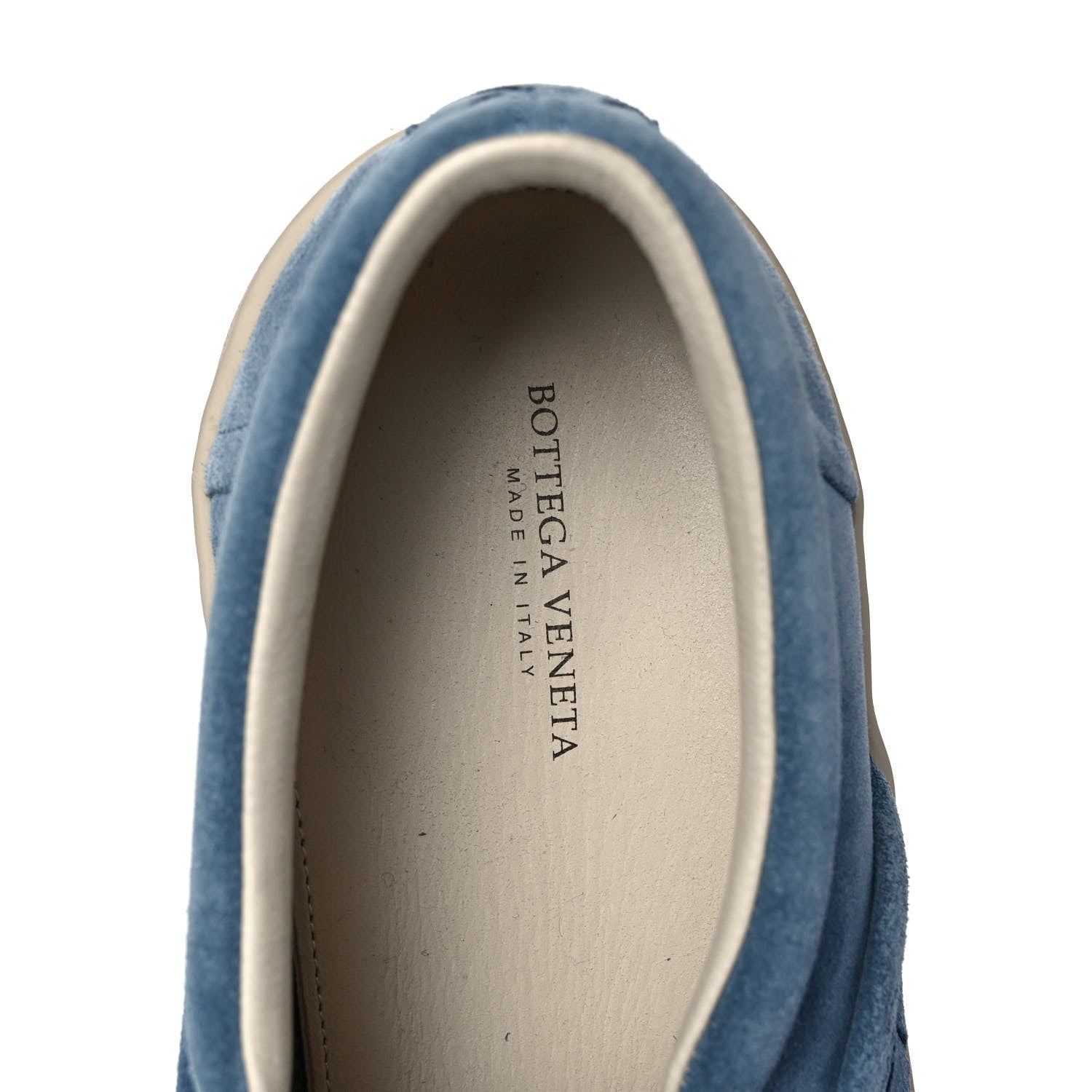 Bottega Veneta Nappa Intrecciato Suede Mens Slip On Sneakers 43.5 Blue 8 of 8