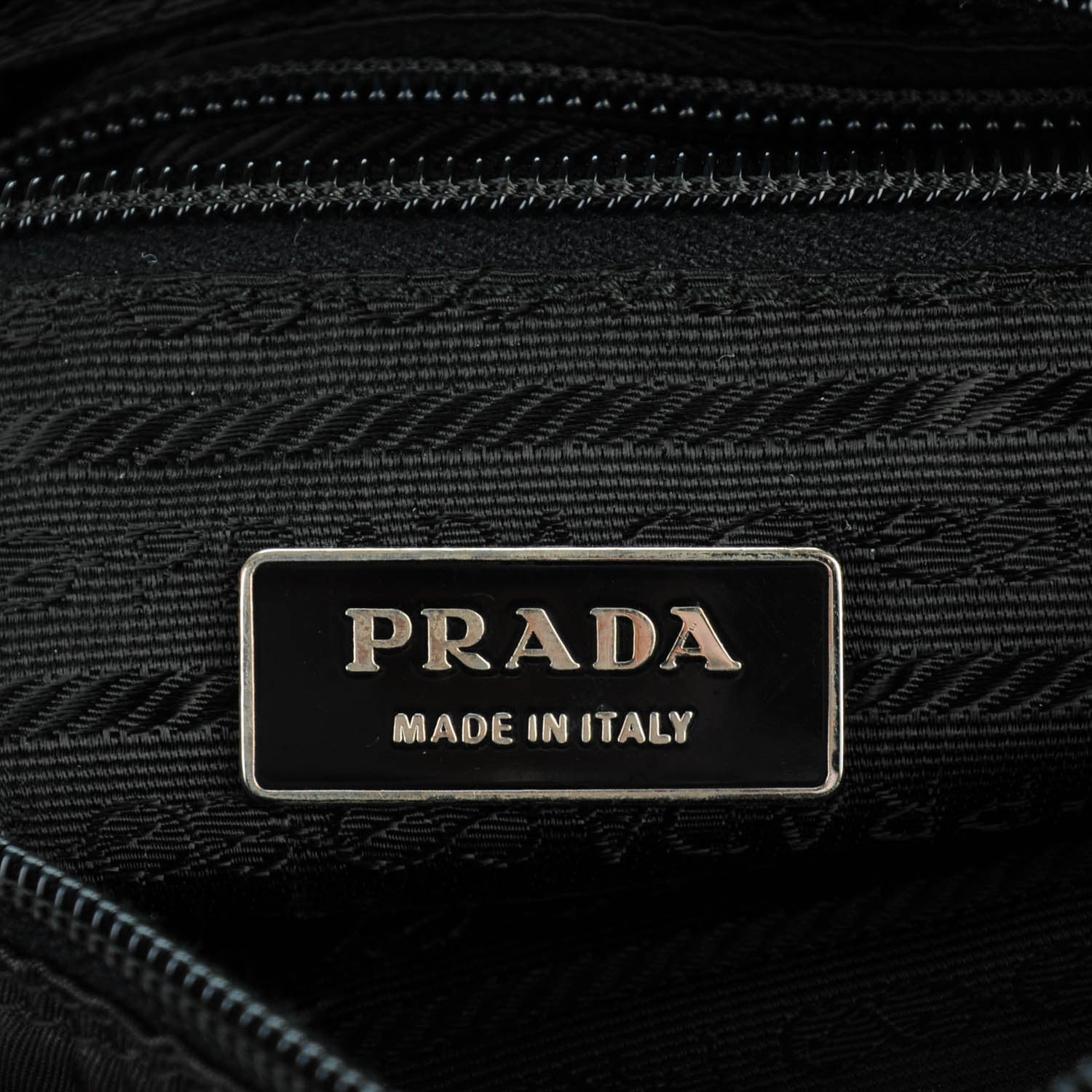 Prada Nylon Vela Small Hunting Bag Black 6 of 7