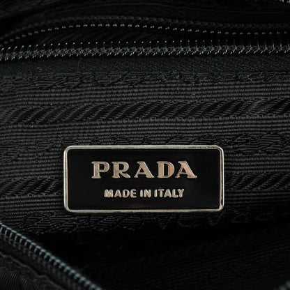 Prada Nylon Vela Small Hunting Bag Black 6 of 7