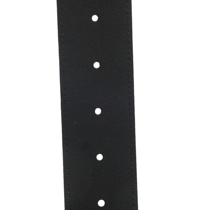 Gucci Moon Calfskin Pearl Double G 40mm Belt 80 32 Black Cream 4 of 6