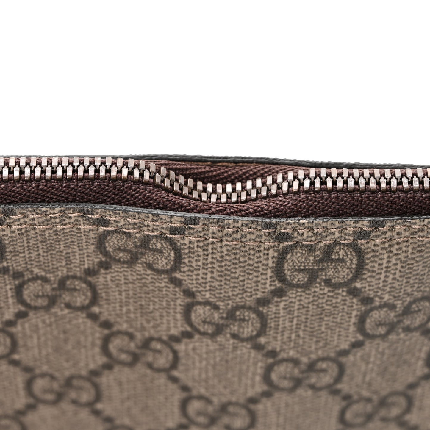 GG Supreme Monogram Web Large Ophidia Vertical Shopping Tote Brown