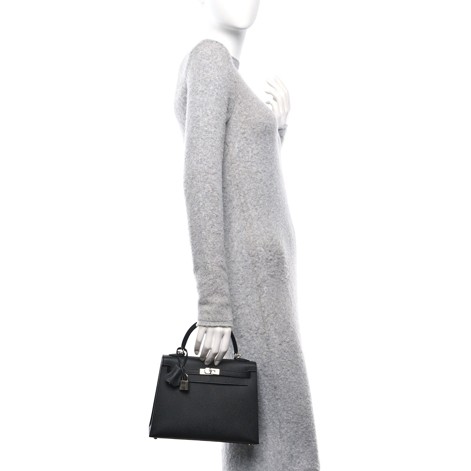 Hermes Epsom Kelly Sellier 25 Black 2 of 9