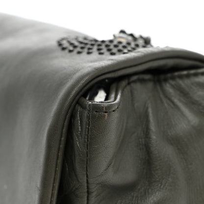 Chanel Lambskin Studded CC East West Flap Grey 11 of 11