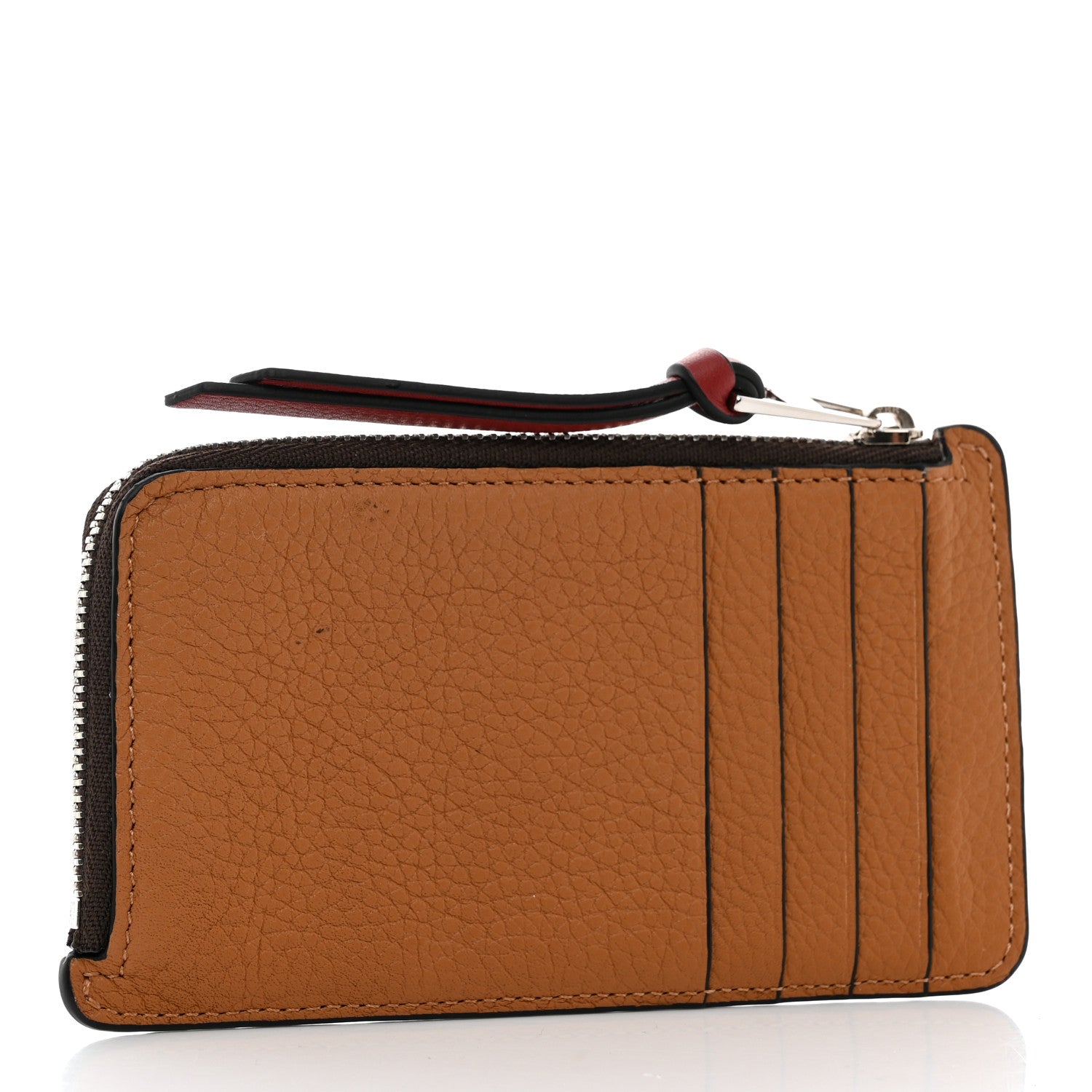 Loewe Soft Grained Calfskin Coin Card Holder Light Caramel Pecan 3 of 7
