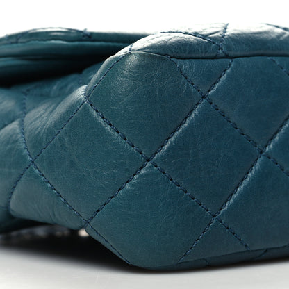 Chanel Calfskin Quilted Large Single Flap Bleu 8 of 13