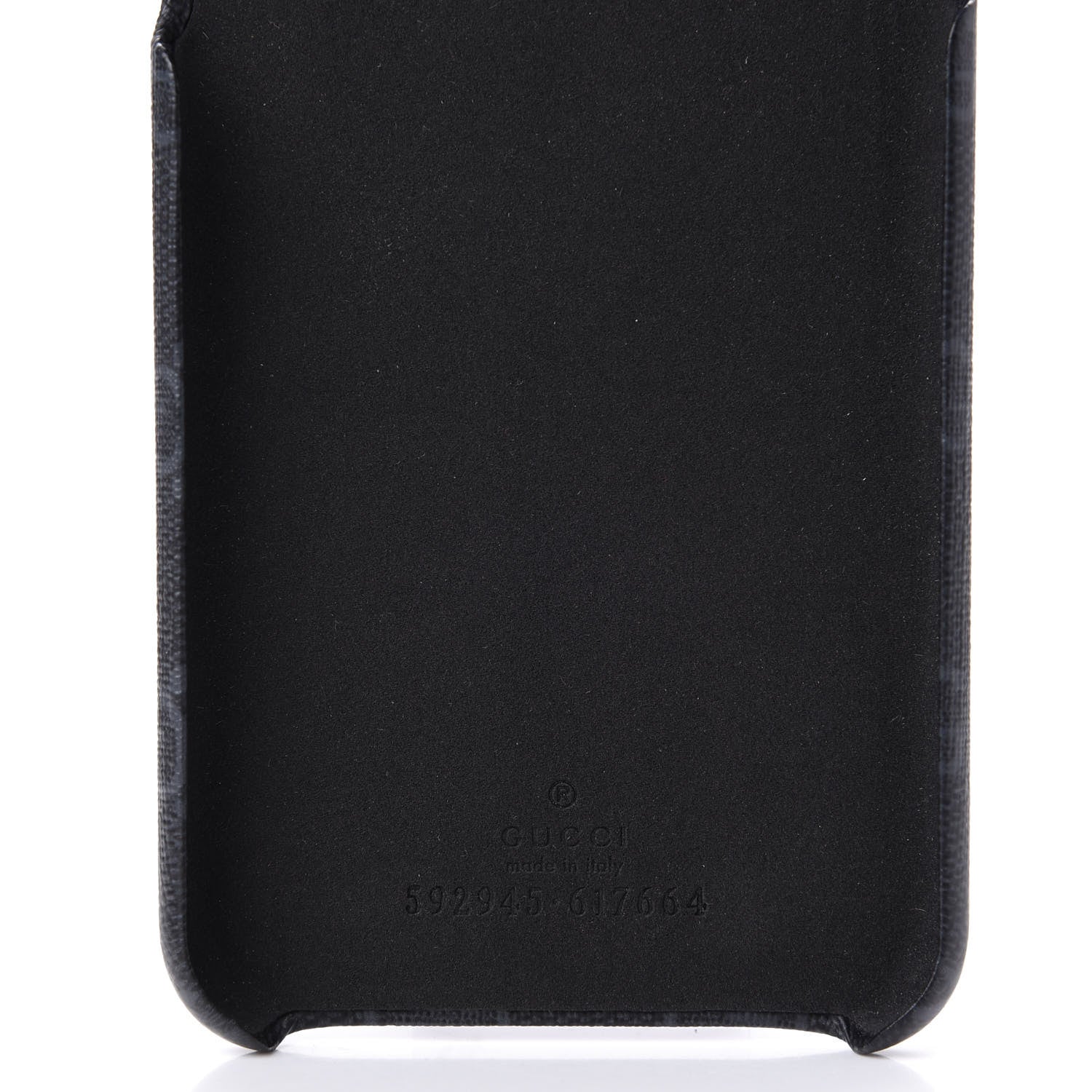Gucci GG Supreme Monogram Top Handle iPhone XS Max Case Black 5 of 9