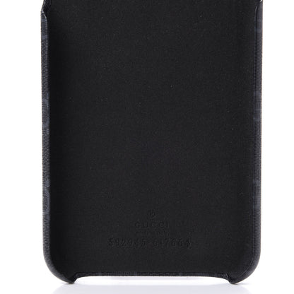 Gucci GG Supreme Monogram Top Handle iPhone XS Max Case Black 5 of 9