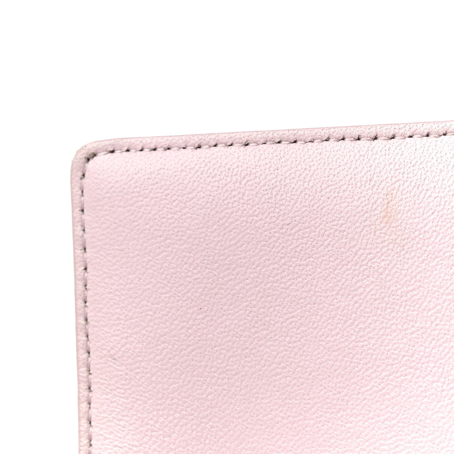 Ceramic Effect Deerskin Small Diorama Flap Bag Pink