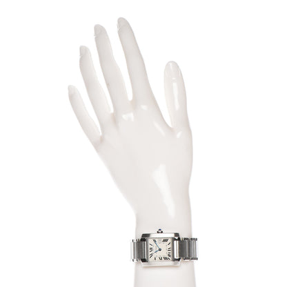 Cartier Stainless Steel 25mm Tank Francaise Quartz Watch 2 of 11