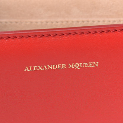 Alexander McQueen Calfskin Small Insignia Chain Flap Red 10 of 10