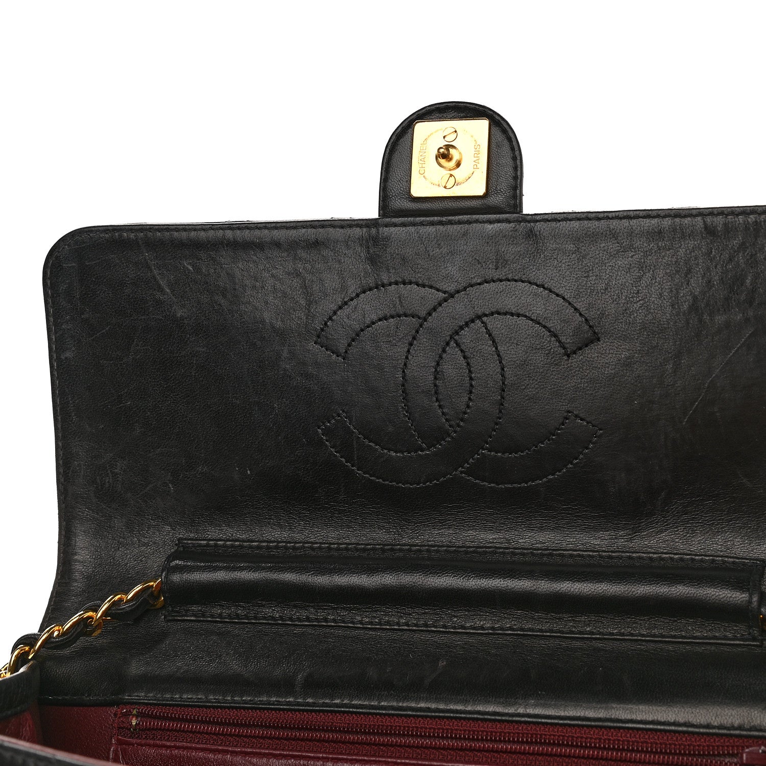 Chanel Lambskin Quilted Small Single Flap Black 8 of 18