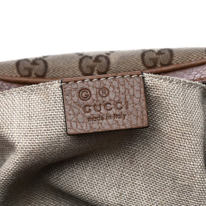 Gucci Monogram Mini Bree Messenger Bag Beige Tabacco 6 of 14