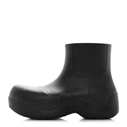 Bottega Veneta Rubber Puddle Ankle Boots 38 Black 1 of 8
